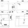 Мойка кухонная Blanco Naya XL 9 кофе 521820
