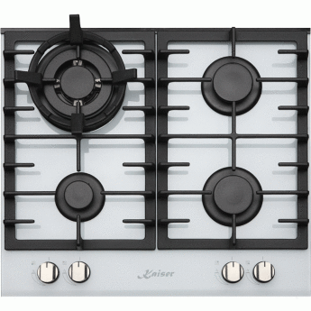 Газовая варочная поверхность Kaiser KCG 6380 W Turbo белая