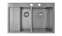 Мойка кухонная Seaman Eco Marino SMB-7851DLS.B С КЛАПАН АВТОМАТОМ