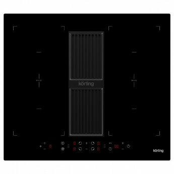 Индукционная варочная панель KORTING с интегрированной вытяжкой HIBH 68980 NB
