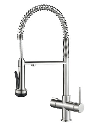 Смеситель кухонный Zorg Steel Hammer SH 2005-1 SATIN