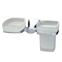 Стакан и мыльница WasserKRAFT Wern K-2526