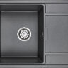 Мойка кухонная Paulmark Flugen 50-650 PM216550-DG из искусственного камня IT-Granit, графит