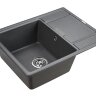 Мойка кухонная Paulmark Flugen 50-650 PM216550-DG из искусственного камня IT-Granit, графит