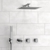 Встраиваемый комплект для ванны с верхней душевой насадкой, лейкой Wasserkraft  A8651.313.314.090.118.326.087.103