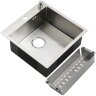 Мойка  MELANA ProfLine R5050H 3,0/200 САТИН врезная квадратная в комплекте с дозатором и коландером