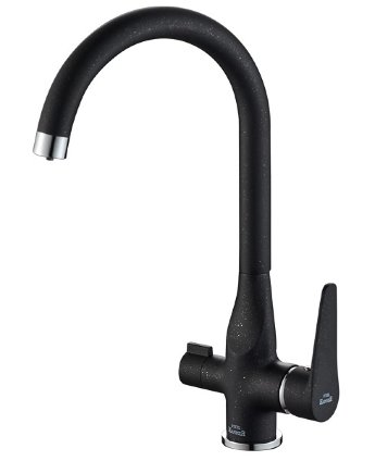 Смеситель для кухни ZORG Steel Hammer SH 910 BLACK CR