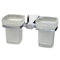 Стакан для зубных щеток двойной WasserKRAFT Wern K-2528D
