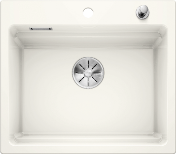 Кухонная мойка Blanco Etagon 6 Ceramic PuraPlus глянцевый белый  525156