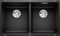 Врезная кухонная мойка Blanco Subline 350/350-U InFino черный