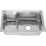 Кухонная мойка Melana 7245 R, 1,5-я чаша врезная прямоугольная c корзиной с сифоном 0,8/180