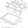 Мойка кухонная Paulmark Annex PM545944-BSL из нержавеющей стали, нержавеющая сталь