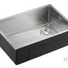 Мойка кухонная Emar EMB-660(UN) PVD Nano Satin