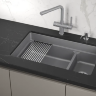 Мойка для кухни Granula Kitchen Space 7304U алюминиум, 73х45,5 см, прямоугольная