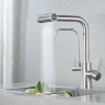 Кухонный смеситель Zorg серия Steel Hammer SH 091 PVD GRAFIT