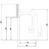 Кухонный смеситель Zorg серия Steel Hammer SH 091 PVD GRAFIT