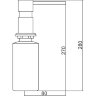 Дозатор для жидкого мыла Seaman SSA-013 DG