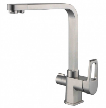 Смеситель для кухонной мойки ZORG Sanitary ZR 334 YF-SATIN сатин