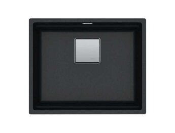 Врезная кухонная мойка Franke KNG 110-52 (125.0696.195 или 125.0630.924) черный матовый