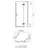 Душевой уголок WasserKRAFT Aller 10H06R 120x80x200 см, с распашными дверьми (петли справа)