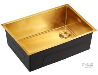 Мойка кухонная Emar EMB-660(UN) PVD Golden