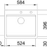 Кухонная мойка Blanco Etagon 6 Ceramic PuraPlus базальт  525161