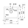 мойка кухонная Franke BCX 110-55 TL