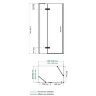 Душевой уголок WasserKRAFT Aller 10H07L 120x90x200 см, с распашными дверьми (петли слева)