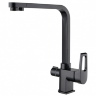 Смеситель для кухонной мойки ZORG Sanitary ZR 334 YF-BLACK черный