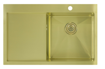 Кухонная мойка Seaman Eco Marino SMV-780L Light Gold (PVD, Gold, satin) светлое золото сатин