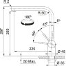 Cмеситель кухонный Franke Atlas (115.0550.424) чёрный матовый