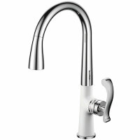 Смеситель для кухни с выдвижной лейкой Gerhans K26W K14026W