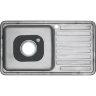 Кухонная мойка Melana 7643 L, врезная прямоугольная с сифоном 1,2/200