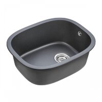 Мойка кухонная Emar Quartz EMQ-1560.P Морион