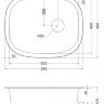 Мойка кухонная Emar Quartz EMQ-1560.P Морион
