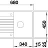 Кухонная мойка  Blanco Zia 45S Compact кофе