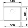 Кухонная мойка Blanco Subline 500-IF SteelFrame aнтрацит  524107