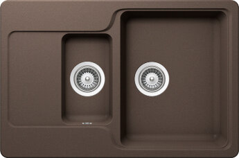 Кухонная мойка SCHOCK Cambridge 60D, мокка (700704)