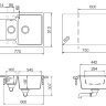 Кухонная мойка SCHOCK Cambridge 60D, мокка (700704)