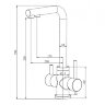 Смеситель кухонный Oulin OL-8021