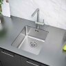 Мойка кухонная Paulmark Vista 38 PM904438-BS из нержавеющей стали, нержавеющая сталь