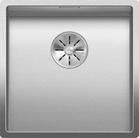 Мойка Blanco Claron 400-IF нерж. сталь Durinox, отводная арматура InFino