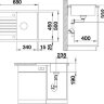 Кухонная мойка  Blanco Zia 45S Compact вулкан серый