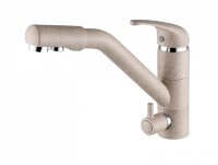 Смеситель Paulmark Hessen He213017-302 для кухонной мойки, песок
