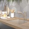 Смеситель Paulmark Hessen He213017-302 для кухонной мойки, песок
