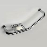 Поручень для ванны с мыльницей левый WasserKRAFT K-1077 Left