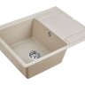 Мойка кухонная Paulmark Flugen 50-650 PM216550-BE из искусственного камня IT-Granit, бежевый