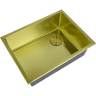Кухонная мойка Zorg LUX 5844 GOLD золотой