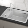 Мойка для кухни Granula Kitchen Space 7305 арктик, 73х51 см, прямоугольная