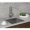 Кухонная мойка FLORACIO Steel F.4444.SSD (DECOR), нержавеющая сталь